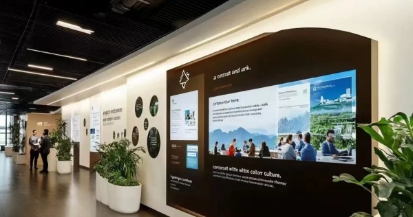 形象墻成為傳遞企業魅力的超級媒介！