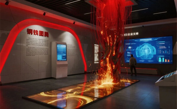 被千度鋼流燙到心跳，鋼鐵企業科技展廳也太酷了吧？