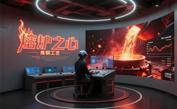 被千度鋼流燙到心跳，鋼鐵企業科技展廳也太酷了吧？
