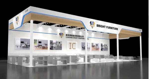 展廳設計以簡約為筆，勾勒家具品牌的專業與質感