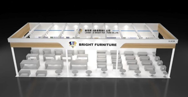 展廳設計以簡約為筆，勾勒家具品牌的專業與質感