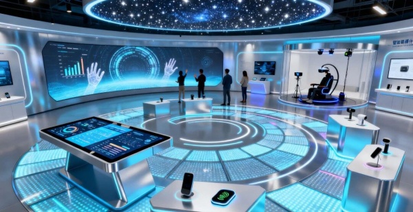 智能硬件企業展廳設計怎么做才能凸顯科技先鋒感？