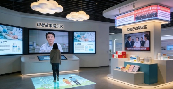 生物醫藥企業展廳設計怎么做才能凸顯專業權威？