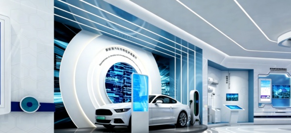 電馭未來：沉浸式電動汽車展廳的設計新美學