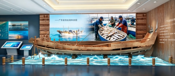 漁韻逐光：沉浸式漁業展廳的設計奇遇