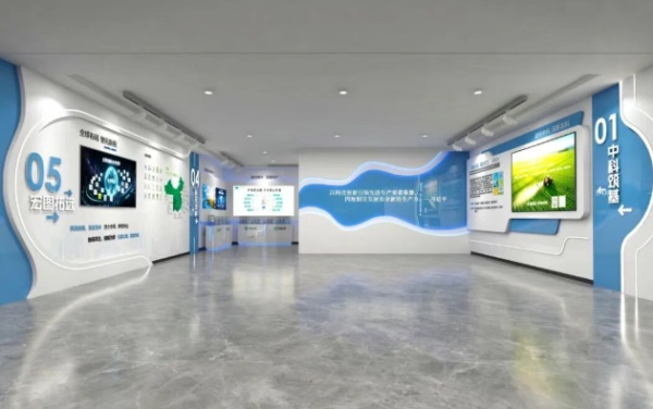 中秾生物科技企業展廳設計