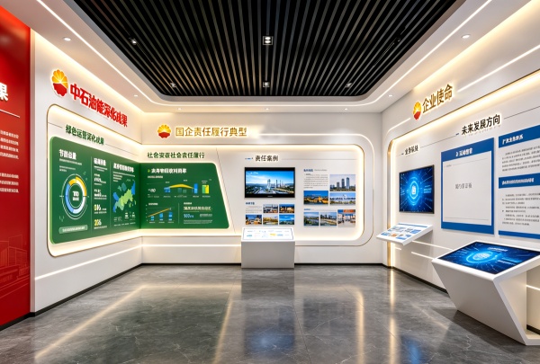 中國石油物資分公司展廳設計方案重磅出爐！